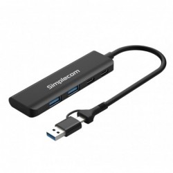 Simplecom CH385 SuperSpeed USB-A and USB-C 4-Port Combo...