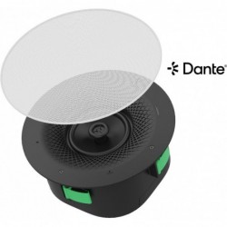 Yealink Ceiling Speaker CS10 Dante Edition, 2-Way Coaxial...