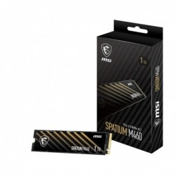 MSI SPATIUM M460 PCIe 4.0 NVMe M.2 1TB SSD, PCIe Gen4,...