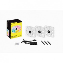 Corsair White SP120 RGB ELITE, 120mm RGB LED PWM Fan with...