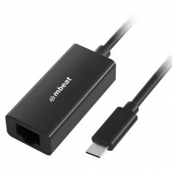 mbeat®  USB-C Gigabit Ethernet Adapter - Black Fast and...