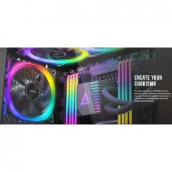 Antec Fusion 120mm ARGB PWM HB Fan, Airflow 57.93 CFM,...