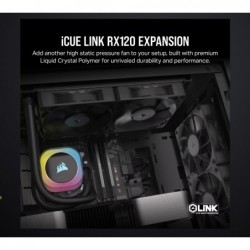 Corsair RX120  iCUE LINK PWM Single Fan Expansion. Black...