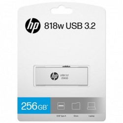 (LS) HP x818w 256GB USB3.2 Flash Drive Silver, PCBA 3.2...