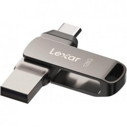 Lexar D400 128GB JumpDrive BL Titanium USB 3.1 Type-C, up...