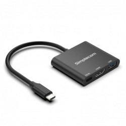 Simplecom DA320 USB-C 3-In-1 Adapter USB 3.2 Gen 1 5Gbps...