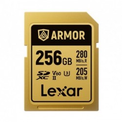 Lexar Professional ARMOR GOLD 256GB SDXC™ UHS-II Card  up...