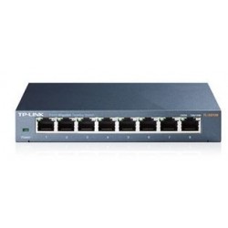 TP-Link TL-SG108 8-Port Gigabit Desktop Switch Steel Case...