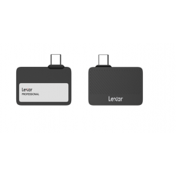 Lexar Professional Go Portable SSD with Hub, SL400, 2TB,...