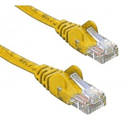 8ware CAT5e Cable 50cm / 0.5m - Yellow Color Premium RJ45...