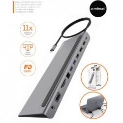 mbeat® Elite Triple Display USB-C Docking Station with...