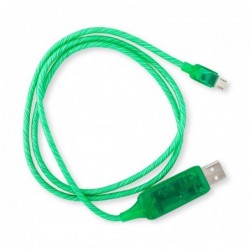 Astrotek 1m LED Light Up Visible Flowing Micro USB...