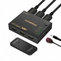 Simplecom CM305 Ultra HD 5 Way HDMI Switch 5 IN 1 OUT...