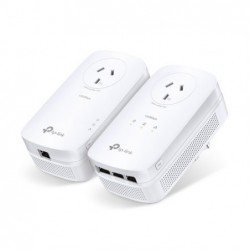 TP-Link TL-PA8033P KIT AV1300 Passthrough Powerline KIT,...
