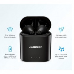 (LS)mbeat® E1 True Wireless Earbuds/Earphones - Up to 4hr...