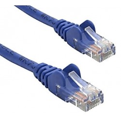 8ware CAT5e Cable 25cm / 0.25m - Blue Color Premium RJ45...