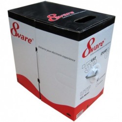 8ware CAT6 UTP Cable 305m Roll - Grey White Full 0.55mm...