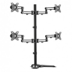 Brateck Quad Free Standing Monitor Premium Articulating...