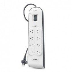 Belkin SurgePlus 8-Outlet 2-Meter Surge Protection Strip...
