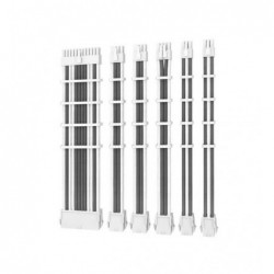 (LSAntec CIP4 Cable Kit White Grey - 6 Pack, 24ATX, 4 4...
