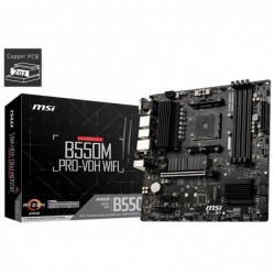 MSI B550M PRO-VDH WIFI Motherboard AMD Ryzen AM4, 4xDDR4,...