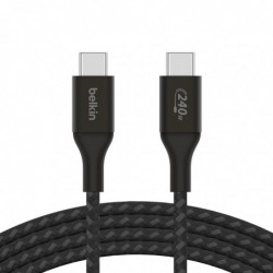 Belkin BoostCharge Braided USB-C to USB-C PD 3.1 Cable...