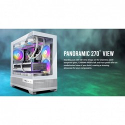 Antec CX500M ARGB White Seamless  mATX, ITX, USB-C, Up to...