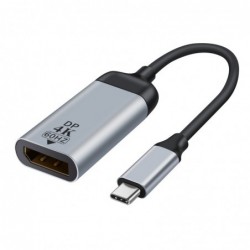 Astrotek 15cm USB-C to DP DisplayPort Male to Female...
