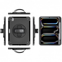 USP Rugged Apple iPad Pro M4 (11') (5th Gen) Case Black -...