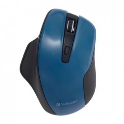 Verbatim Silent Ergonomic Wireless LED Mouse Blue