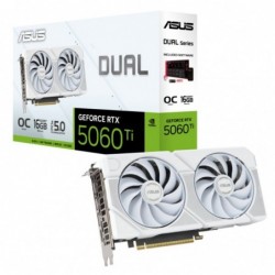 ASUS nVidia GeForce DUAL-RTX5060TI-O16G-WHITE RTX 5060 Ti...