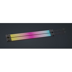 (LSCorsair ARGB PSU Cable Strips: 2x230mm, 100 ARGB...
