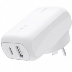 Belkin BoostCharge 42W PD 3.0 PPS Dual Wall Charger -...