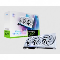 MSI nVidia GeForce RTX™ 5070 12G GAMING TRIO OC WHITE,PCI...