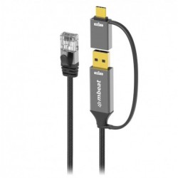 mbeat® Tough Link 3m USB & USB-C to RJ45 Ethernet Cable -...
