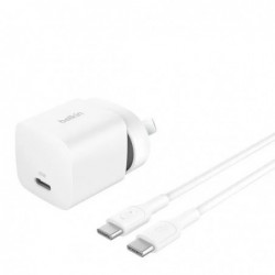 Belkin BoostCharge 25W USB-C PD 3.1 Cubic Wall Charger -...