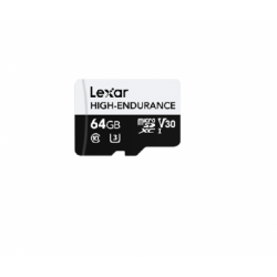 Lexar High-Endurance microSDXC™ UHS-I cards 64GB...