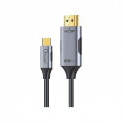 Oxhorn USB C to HDMI 2.0 1m cable 4K@60Hz Aluminum plugs...