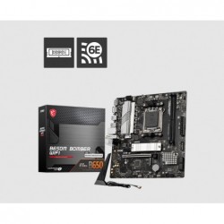 MSI B650M BOMBER WIFI AMD AM5 MATX Motherboard, 2x DDR5...
