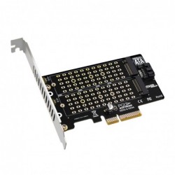 (LS)Simplecom EC412v2 NVMe and SATA M.2 SSD to PCIe x4...