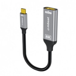 mbeat® Tough Link 8K USB-C to HDMI Adapter - Space Grey...