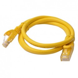 8Ware CAT6A Cable 1m - Yellow Color RJ45 Ethernet Network...