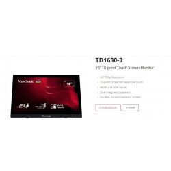 ViewSonic TD1630-3 16' 10 Point Projected Capactitive...