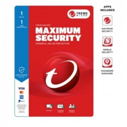 Trend Micro Maximum Security (1 Device) 1 Year Retail...