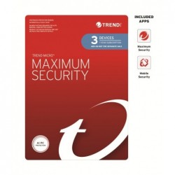 Trend Micro Maximum Security (3 Devices) 1 Year Add-on...