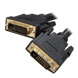8Ware DVI-D Dual-Link Cable 2m - Male to Male 25-pin 28...