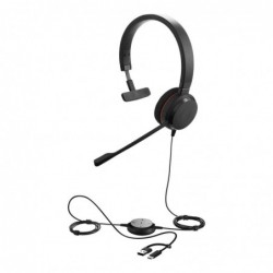 Jabra Evolve 20 SE, USB C/A, UC Mono Headset,...