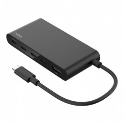 Belkin Connect USB-C to 5-Port USB-C Hub - Black...