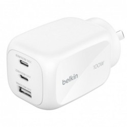 Belkin BoostCharge Pro 100W 3-Port GaN Wall Charger -...