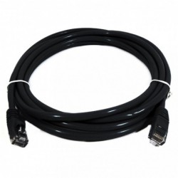 8Ware CAT6A Cable 0.5m (50cm) - Black Color RJ45 Ethernet...